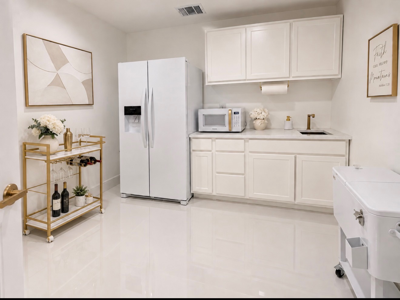 The White Canvas prep kitchen
